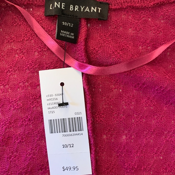 Lane Bryant Cardigan NWT - Picture 9 of 11